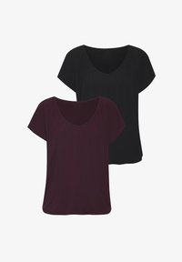 Selezionato, aubergine schwarz