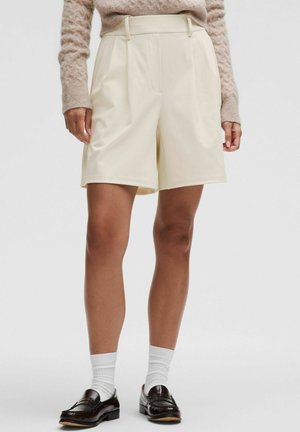 DAYDRIFT PLEATED HIGH-RISE 18CM - Short de sport - light ivory