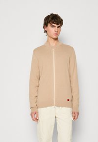 HUGO SAN JAQUE - Kardigán - medium beige