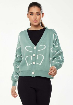 ALL HEART  - Cardigan - green