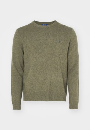 Polo Ralph Lauren WOOL COTTON CREWNECK SWEATER - Jersey de punto - cargo olive