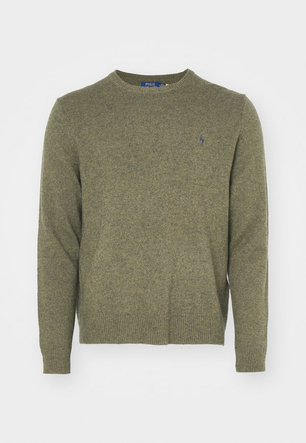 WOOL COTTON CREWNECK SWEATER - Jumper - cargo olive4