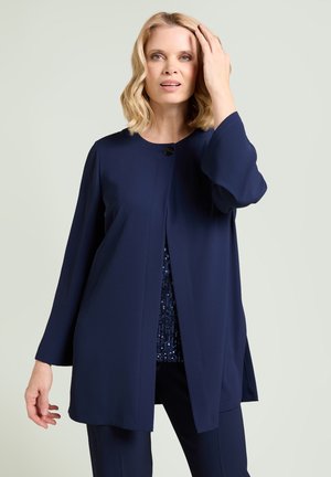 Luisa Viola, GIACCA IN CADY - Halflange jas - blu