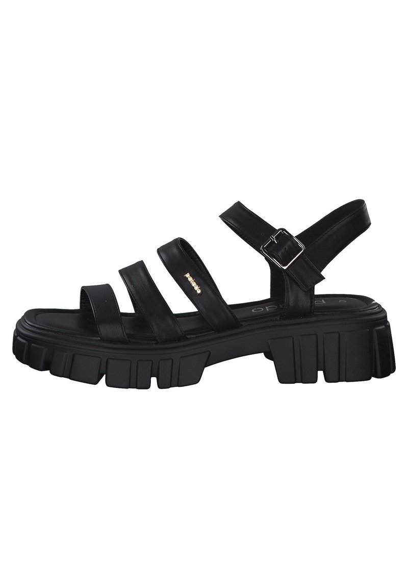 Palado Sandály na platformě - black