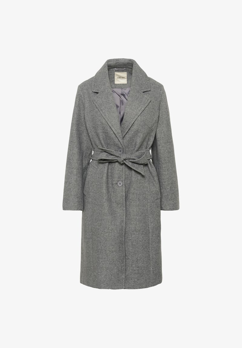 Cream CAMELIA Klassischer Mantel grey melange/grau Zalando