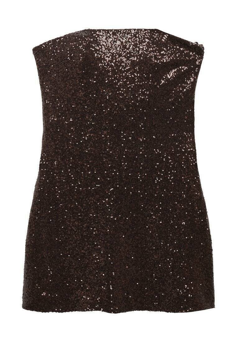 Mango Jerseyjurk bruin