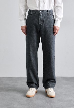 Relaxed fit jeans - black