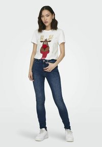 ONLY T-shirt print - bright white