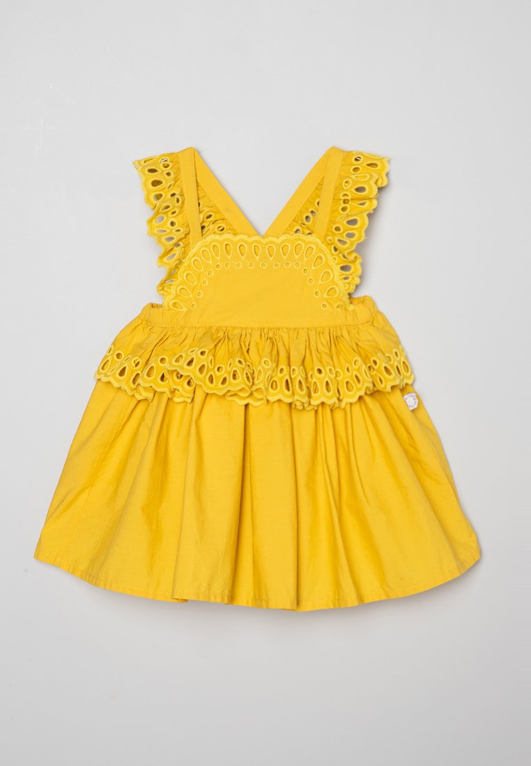 Stella McCartney Kids Jurk geel