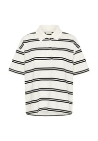 KAPIRRIE  - Pólóing - chalk w. black twin stripes