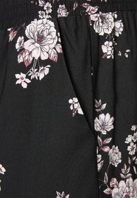 Anna Field Curvy WIDE LEG PANT - Calças - black/multi coloured