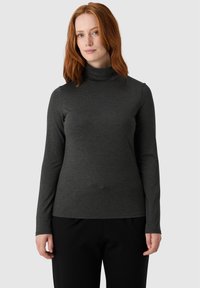 Les Lunes YUNAA - Maglietta a manica lunga - dark grey melange