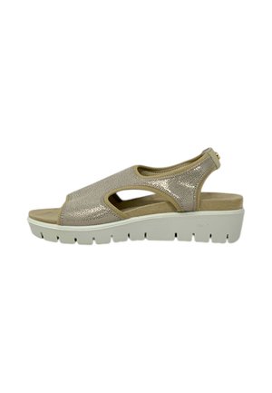 Enval Soft Sandali con plateau - gold