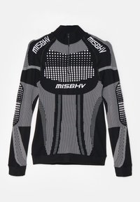 SPORT EUROPA QUARTER ZIP LONGSLEEVE UNISEX - Camiseta de manga larga - black/white