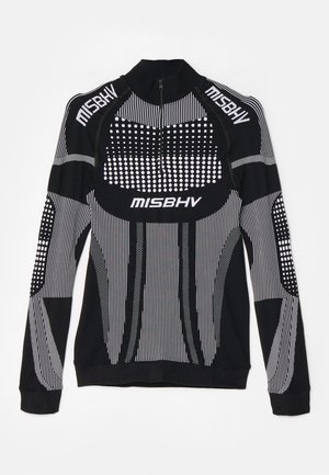 SPORT EUROPA QUARTER ZIP LONGSLEEVE UNISEX - Långärmad tröja - black/white