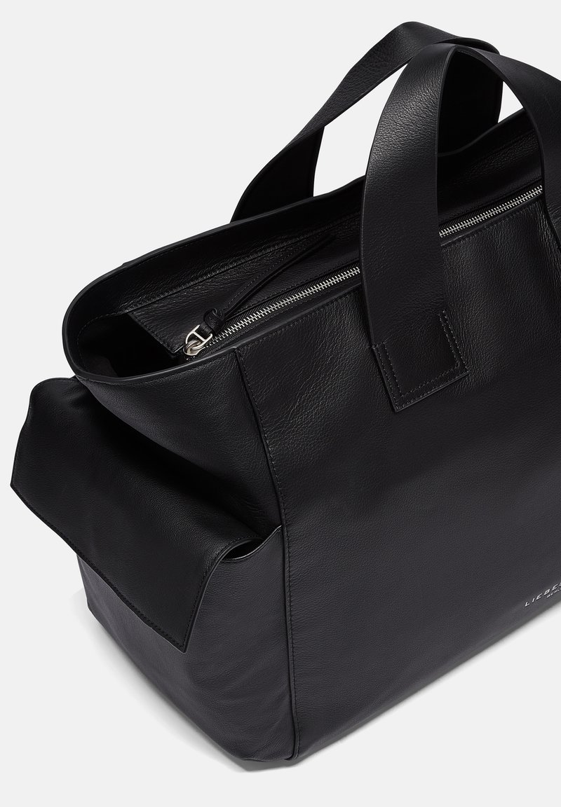 Leather Shopper Xxl Schwarz Schwarze Shopper Taschen XXL Online