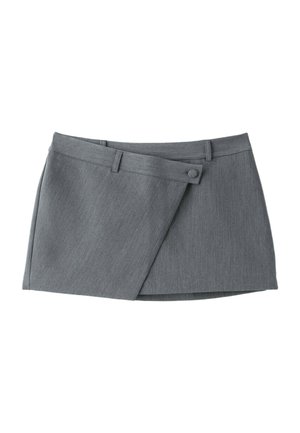 Stradivarius, CROSSOVER MINI SKORT - Jupe trapèze - light grey