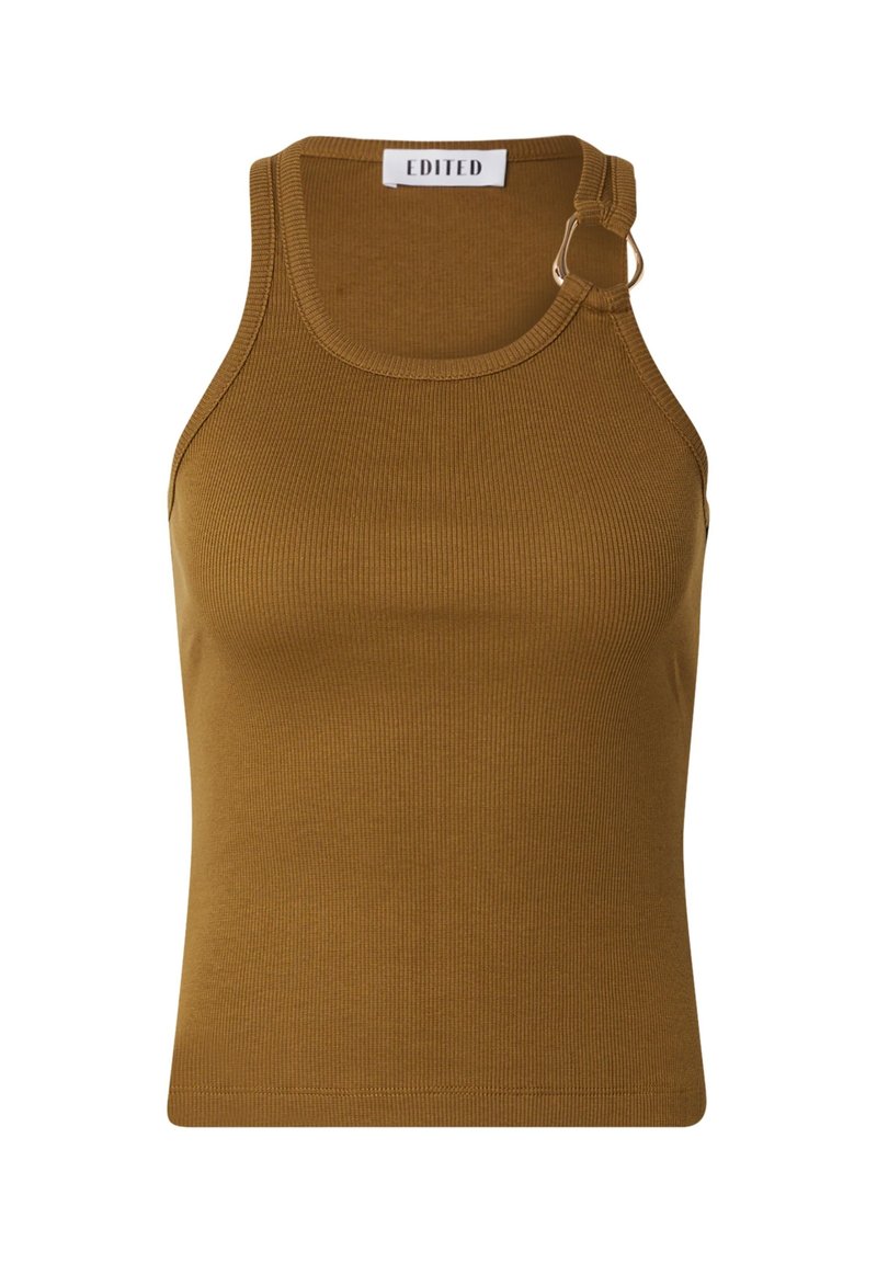 EDITED Top - braun/camel - Zalando