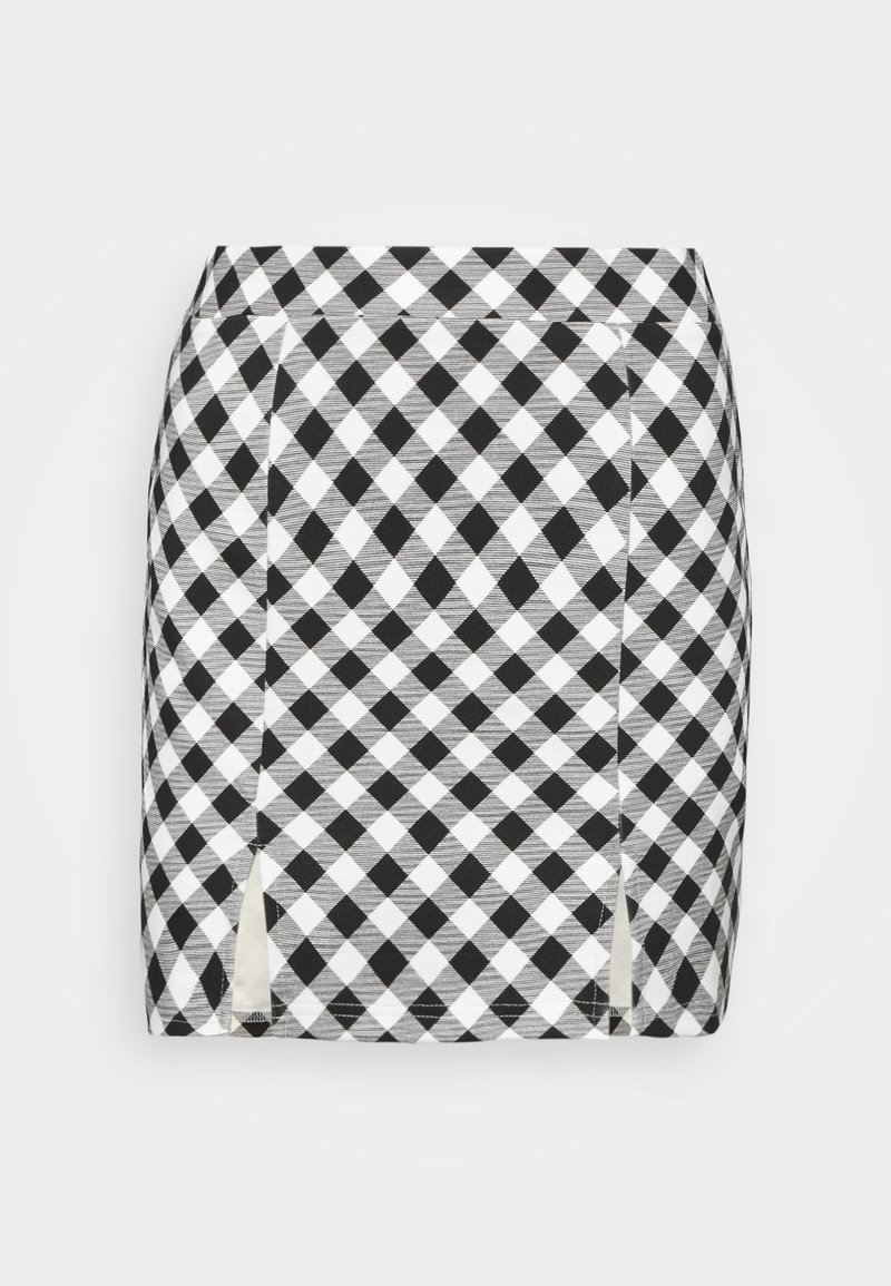 Even&Odd Petite Saia lápis - black/white