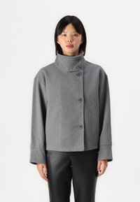 Gina Tricot SHORT JACKET - Casaco leve - grey melange