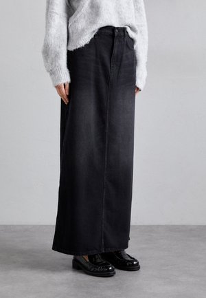 THE FUN DIP SLICE SKIRT - Denim skirt - late night lick