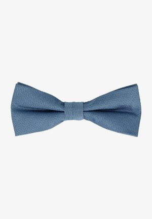 SCHLEIFE UNI STRUKTUR - Bow tie - mittelblau
