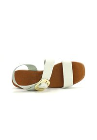Merisell HIELO - Sandalias de tacón - blanco