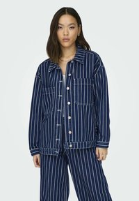 ONLY LANGÄRMELIGE - Jeansjacka - dark blue denim