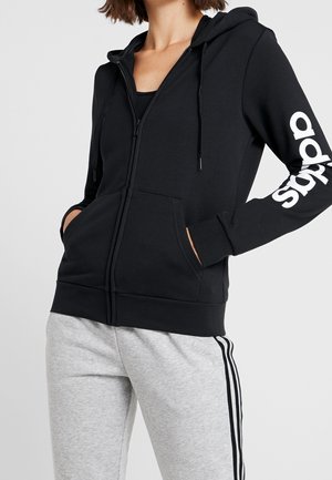 Sudadera con cremallera - black