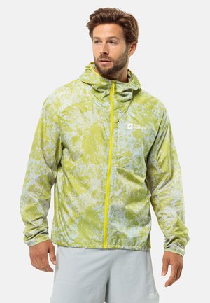 Jack Wolfskin PRELIGHT WIND - Outdoor jacket - grid camo firefly