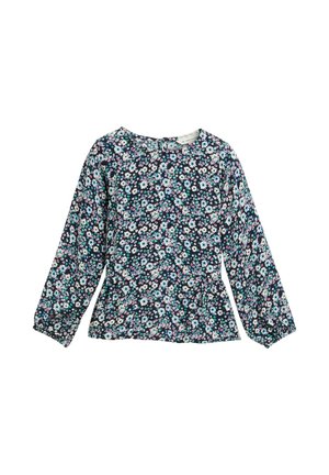 VOLANT MIT ALLOVER - Blouse - blue multicolor flower print