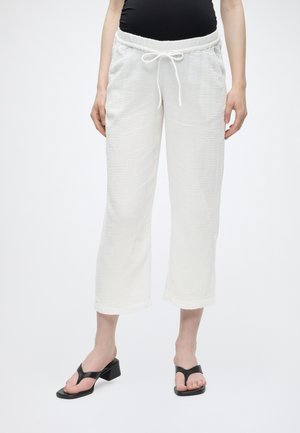 ONLY MATERNITY OLMTHYRA LIFE STRAIGHT  - Nadrágok - cloud dancer