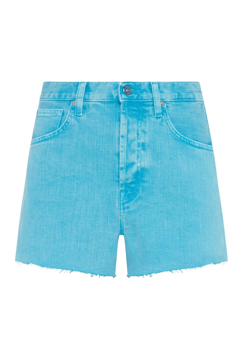 7 For All Mankind Jeansshort blauw 7 For All Mankind Jeansshort blauw