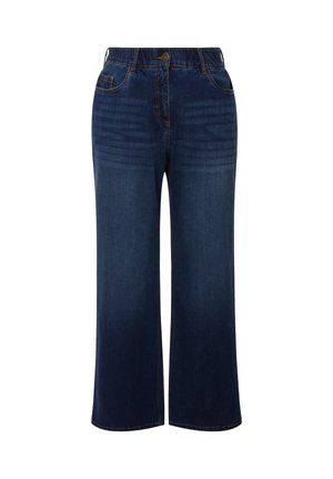 Ulla Popken, HIGH WAIST - Jeans Straight Leg - blue denim