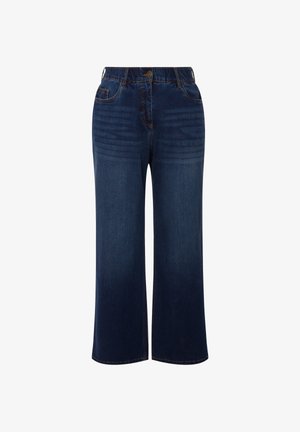 Ulla Popken, HIGH WAIST - Jeans Straight Leg - blue denim