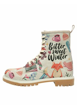 Dogo BITTER SWEET WINTER - Schnürstiefelette - natur