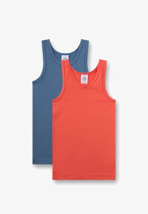 Sanetta, DOPPELPACK - Unterhemd/-shirt - blau rot