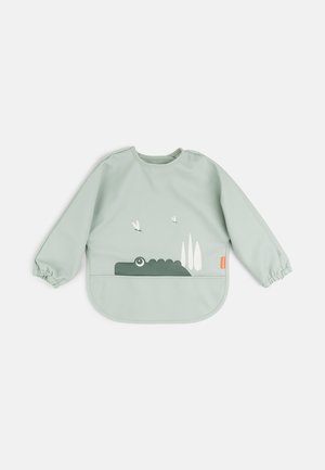 SLEEVED POCKET CROCO - Bavoir - green