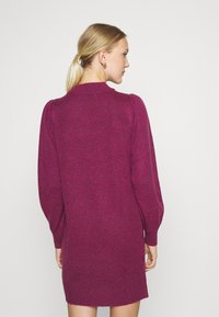 JDY JDYRUE LIFE HIGH NECK DRESS - Vestido de malha - raspberry radiance
