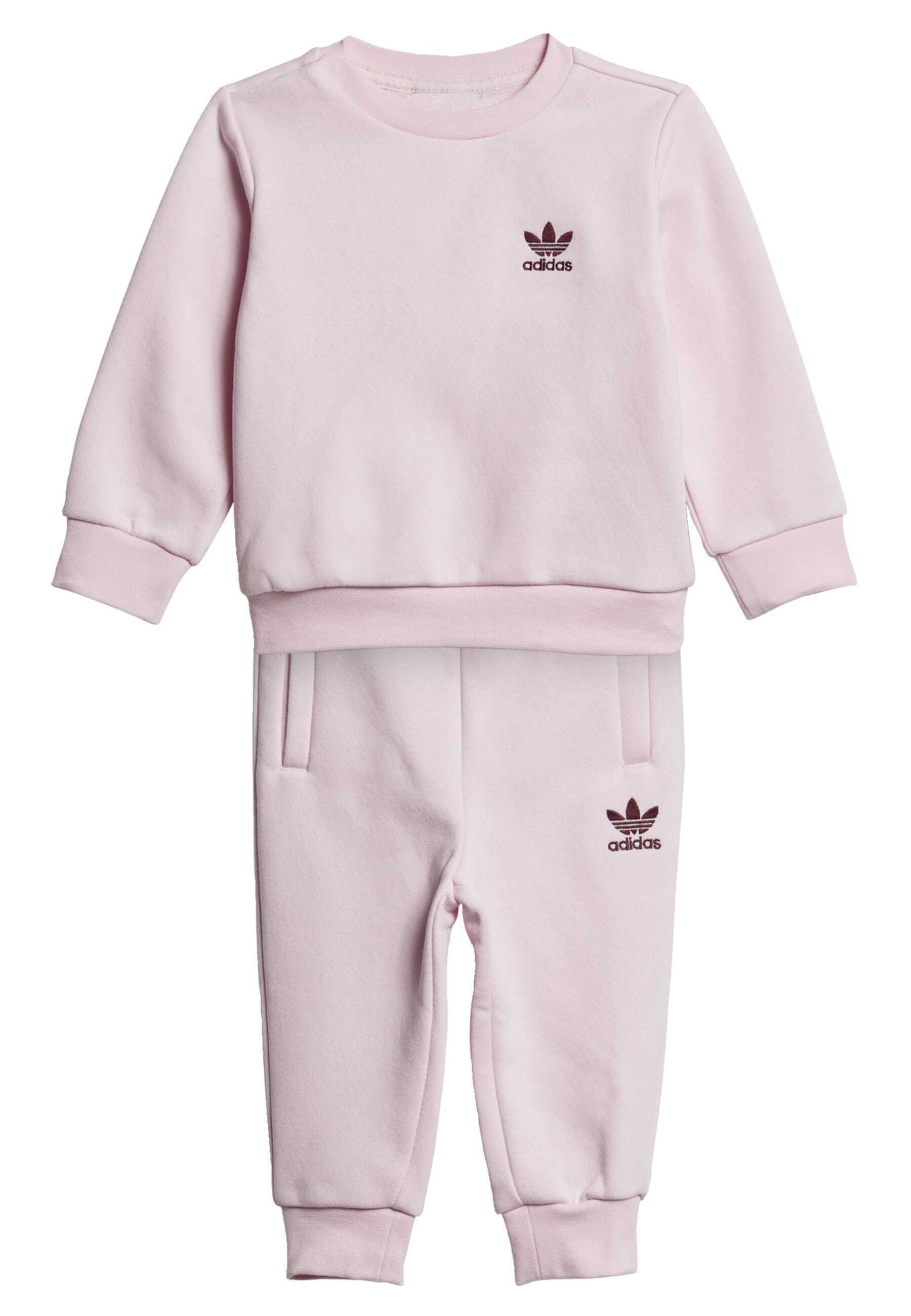 adidas Originals CREW SET - Trainingsanzug - clear pink maroon/flieder