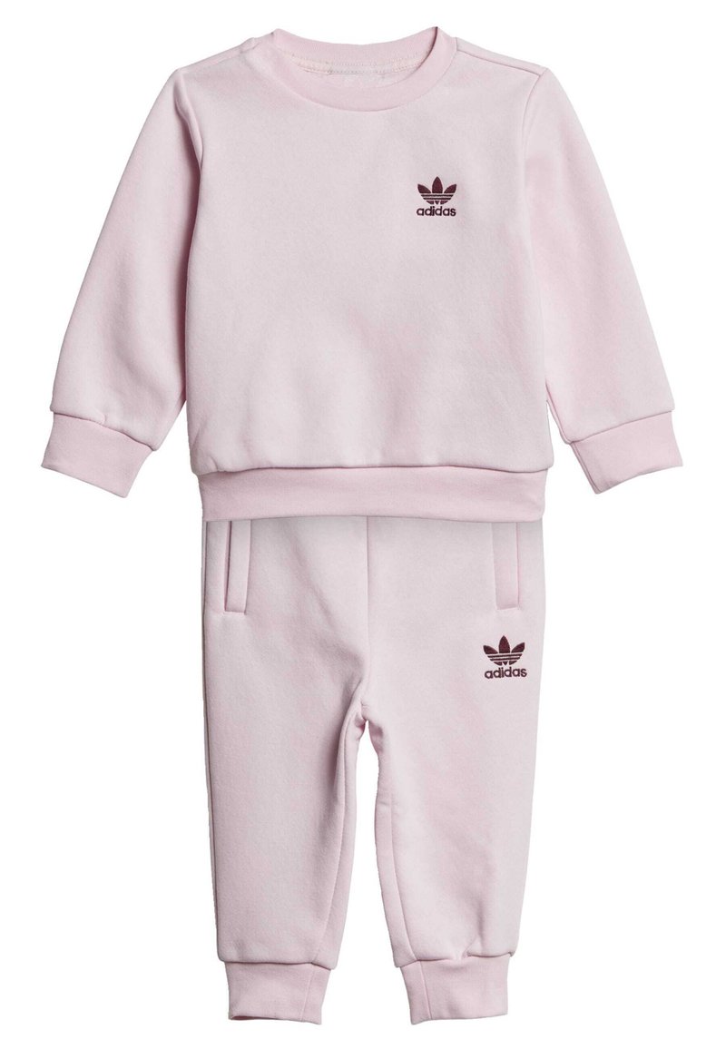 adidas Originals CREW SET - Trenirka - clear pink   maroon
