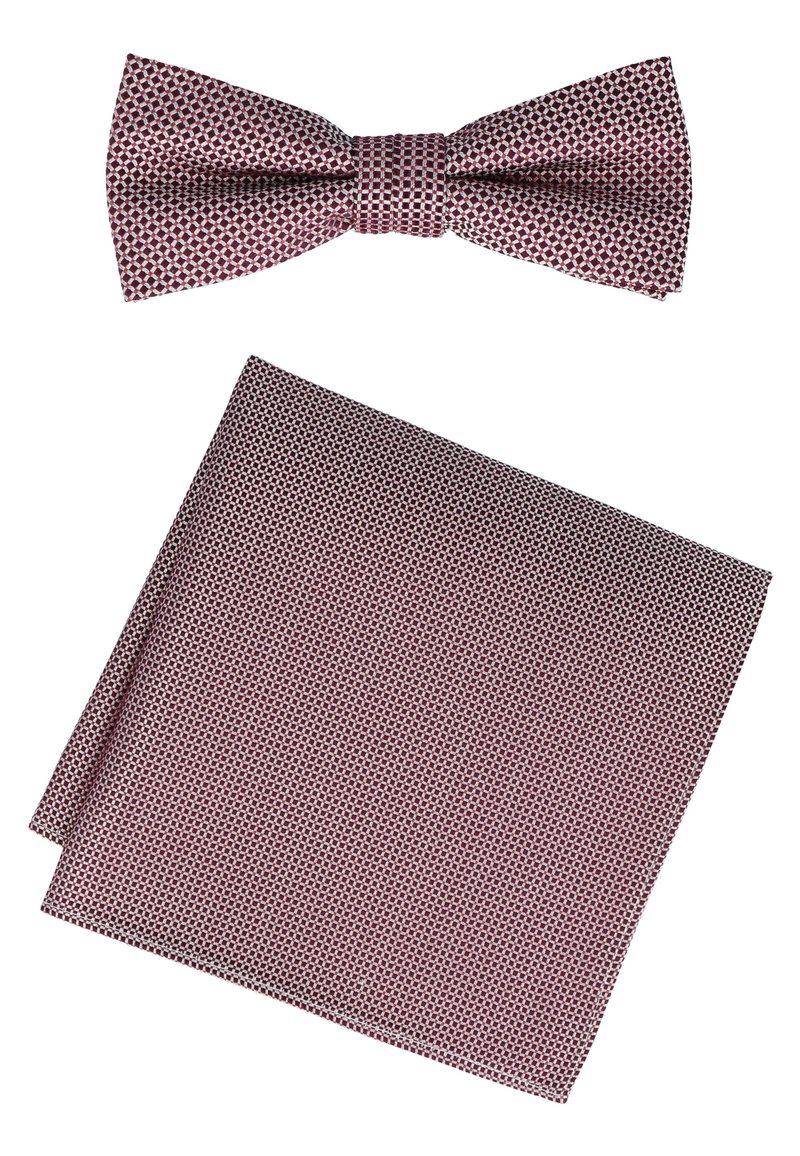 WILLEN SET - Einstecktuch - bordeaux