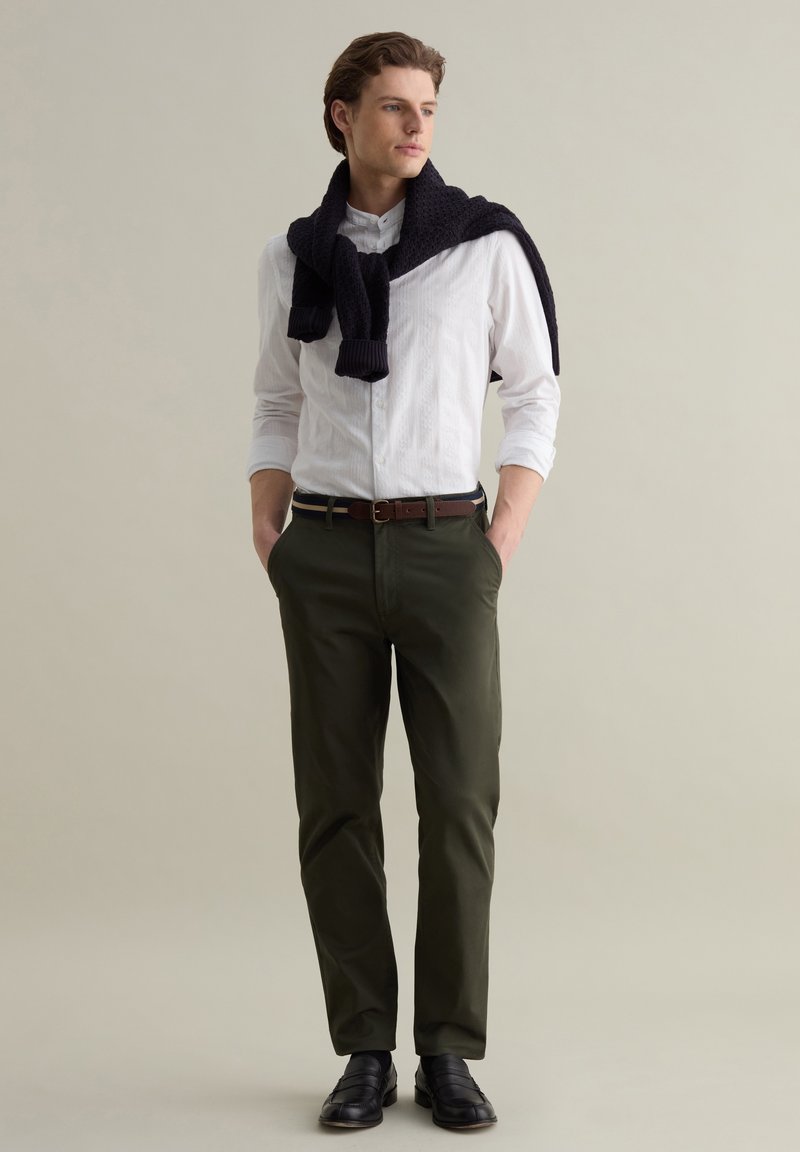 PIOMBO WITH STRIPED  - Cintura - blue brown