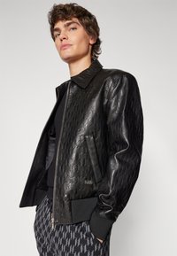 KARL LAGERFELD BLOUSON - Casaco de couro - black