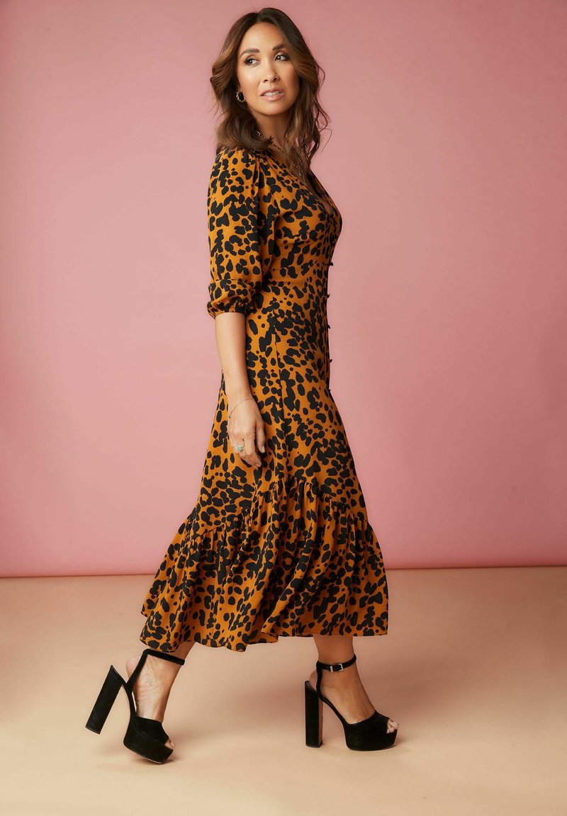 Damen Freizeitkleider | Myleene Klass Jerseykleid yellow/gelb - XT74197 Damen Freizeitkleider | Myleene Klass Jerseykleid yellow/gelb - XT74197