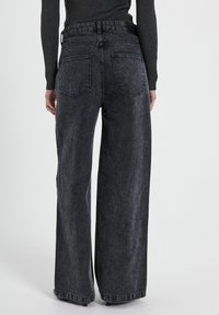 NORR KENZIE WIDE - Traperice opuštenog kroja - black washed