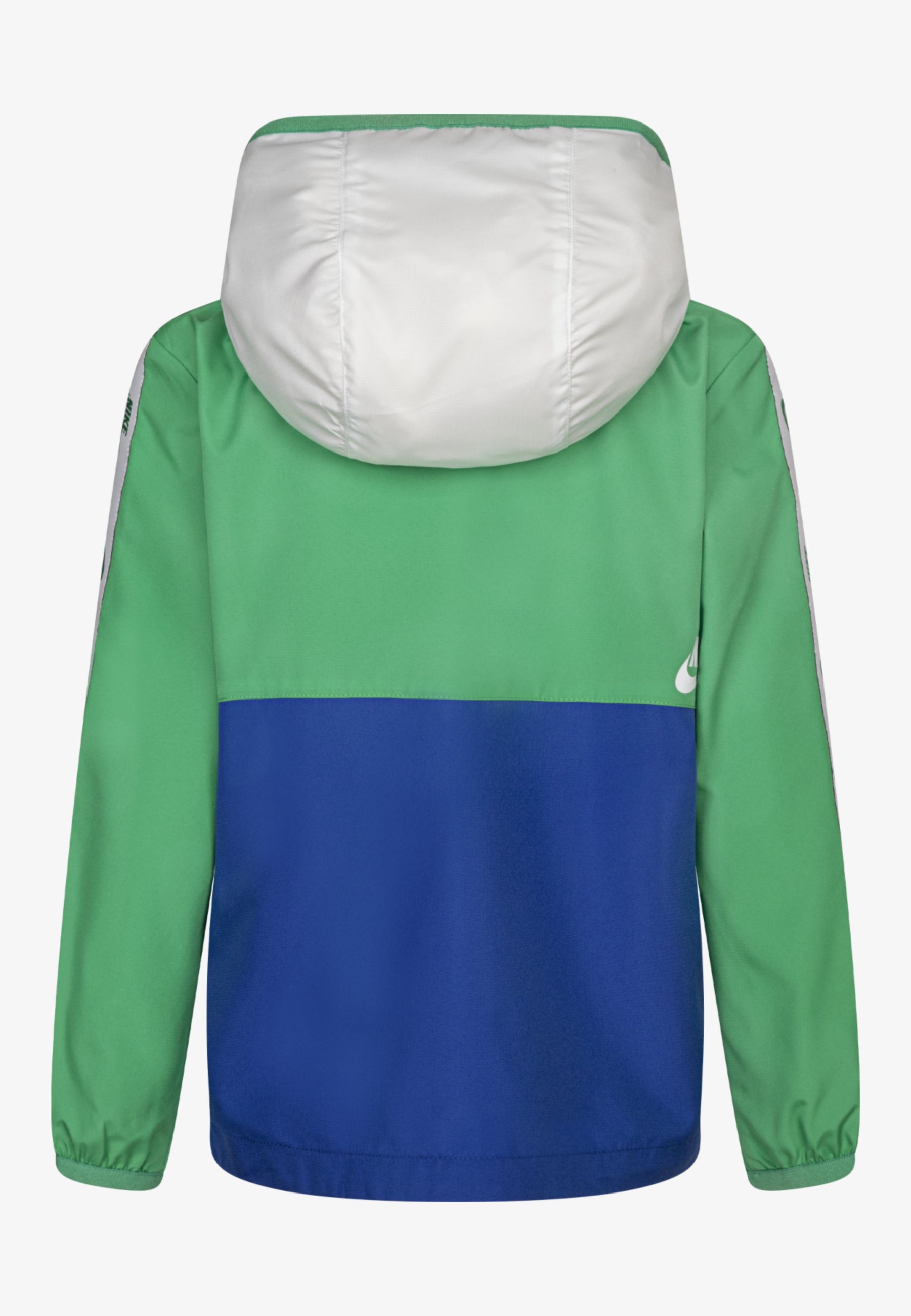 green blue and white nike windbreaker