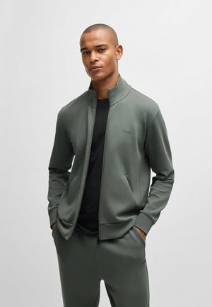 BOSS ZESTART - Felpa con zip - black/nero
