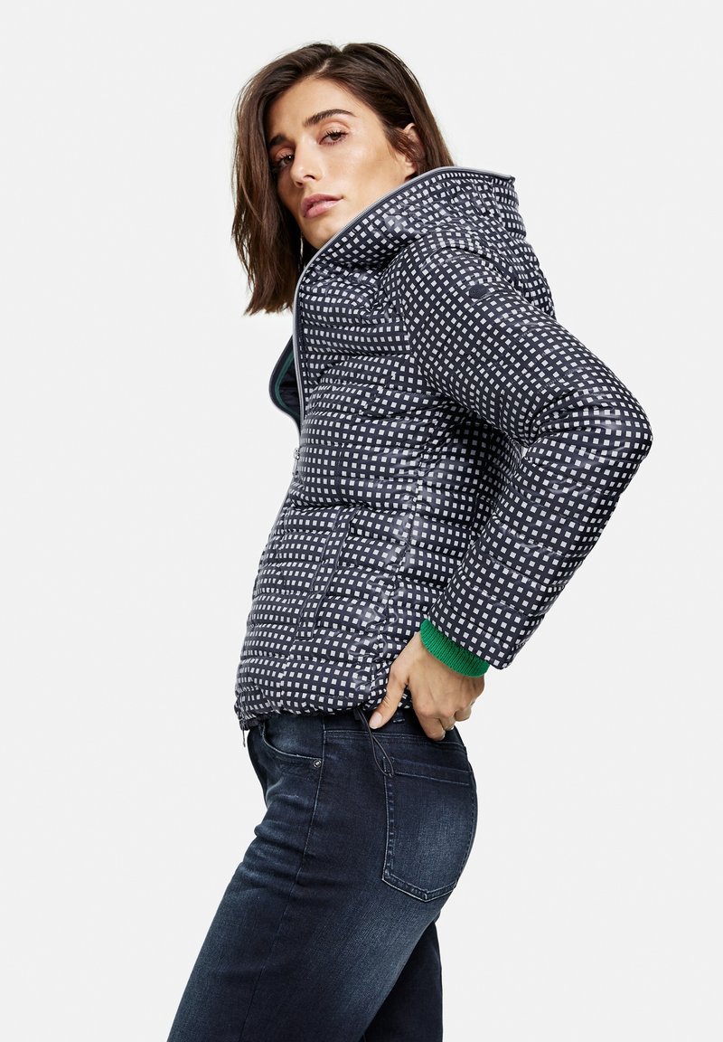 Damen Leichte Jacken | Taifun Übergangsjacke navy gemustert/blau - BC94561 Damen Leichte Jacken | Taifun Übergangsjacke navy gemustert/blau - BC94561