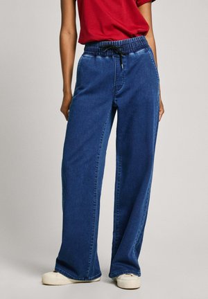 Široké džíny - blue denim